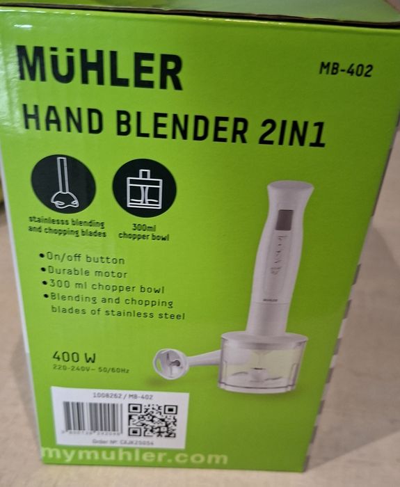 Пасатор 2 в 1 Muhler MB-402 с мощност 400W