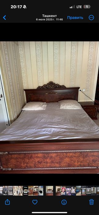 Зал ва ётоқхона мебели комплект сотилади