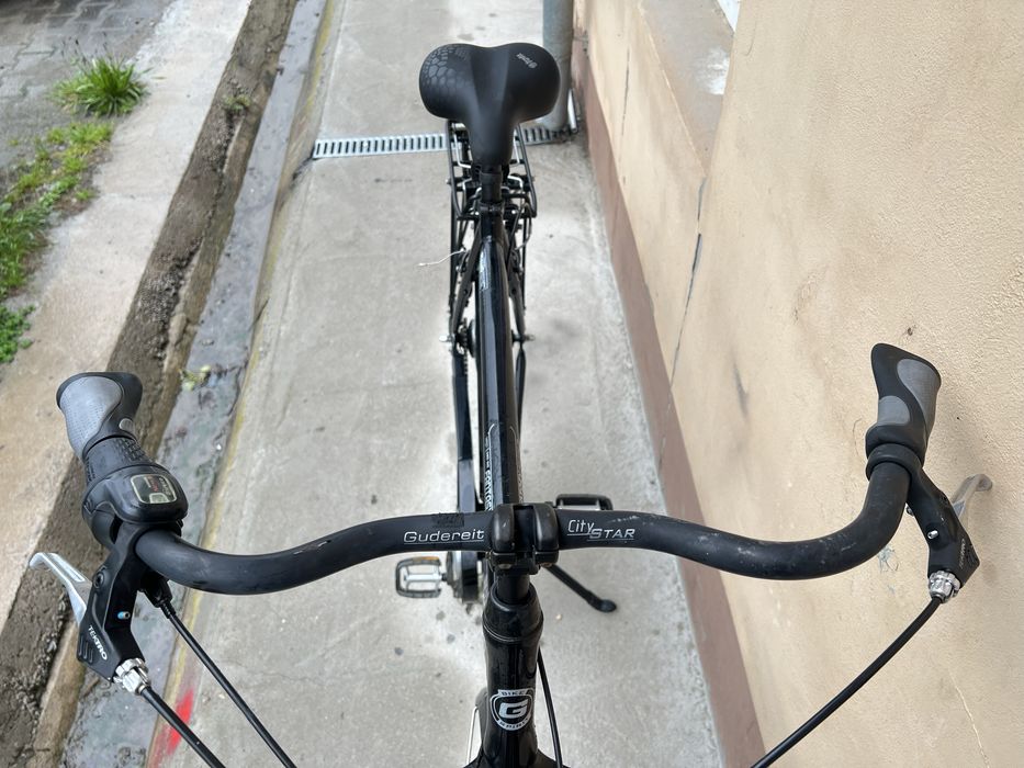 Bicicleta barbat Gudereit 28 Inch Aluminiu 8 viteze in butuc Nexus dinam butuc far led cadru XL XXL