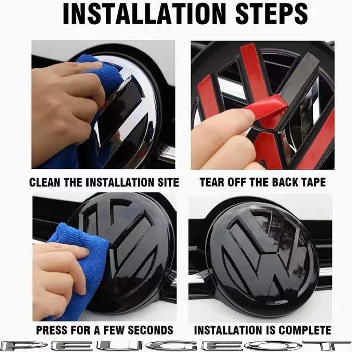 Emblem neagra Volkswagen