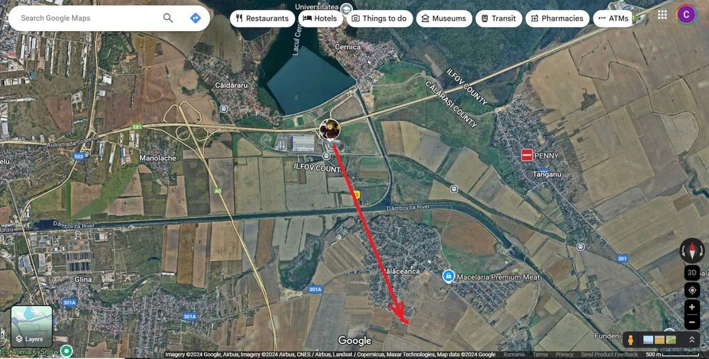 Proprietar,Teren Cernica,Balaceanca,intralvilan,360(utili)+200mp(drum)