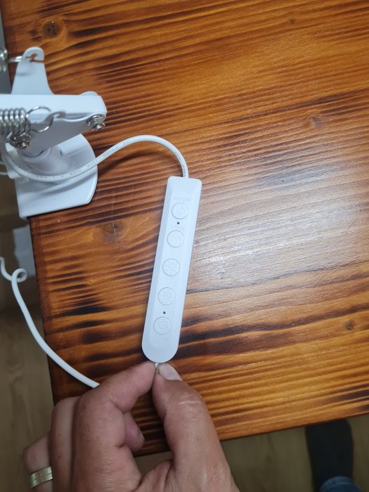 Lampă birou LED cu brat ajustabil– negru