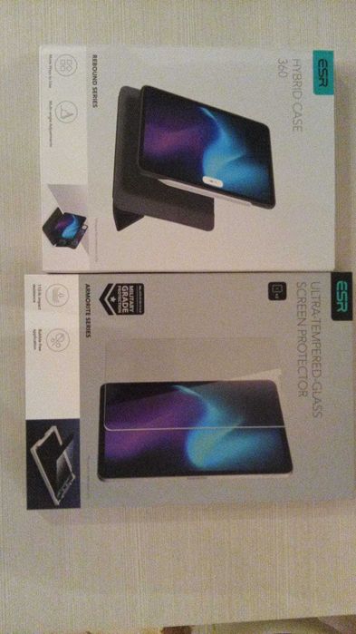 Husă + folie sticlă iPad Pro 11 M4 2024 ESR – noi, sigilate