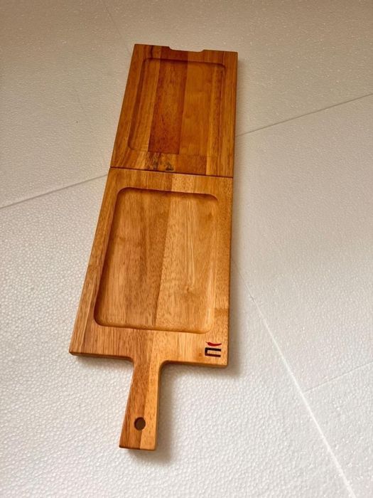 Platouri lemn premium arbore de cauciuc
