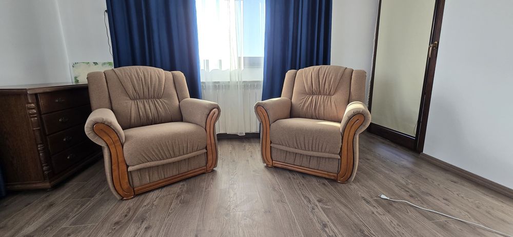 Set Canapea extebsibila + 2 fotolii