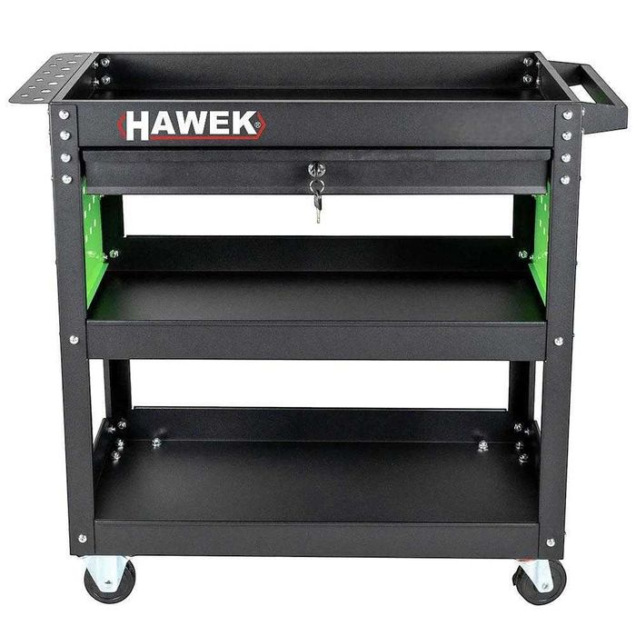 Kоличка за съхранение на инструменти с 3 рафта и 1 чекмедже HAWEK