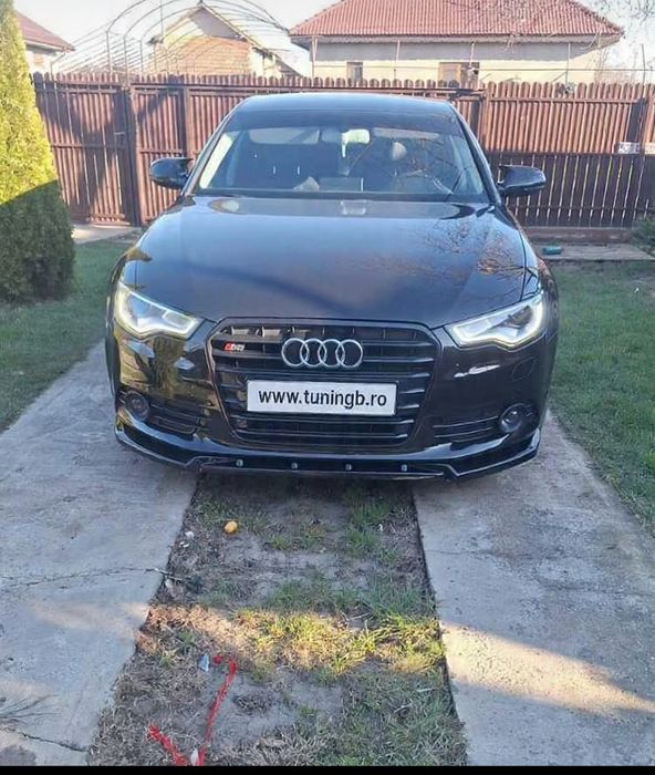 Prelungire spoiler bara  față Audi A6 C7 bara normala ABS