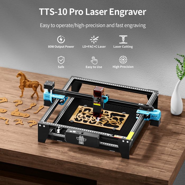 Лазерный станок | Laser stanok  TTS-10 Pro - 80W - янг