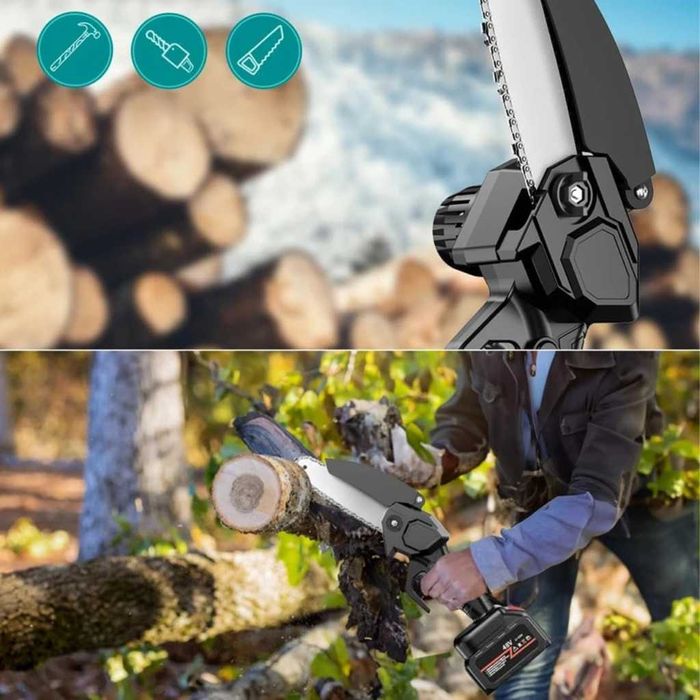 Акумулаторен мини верижен трион 6"