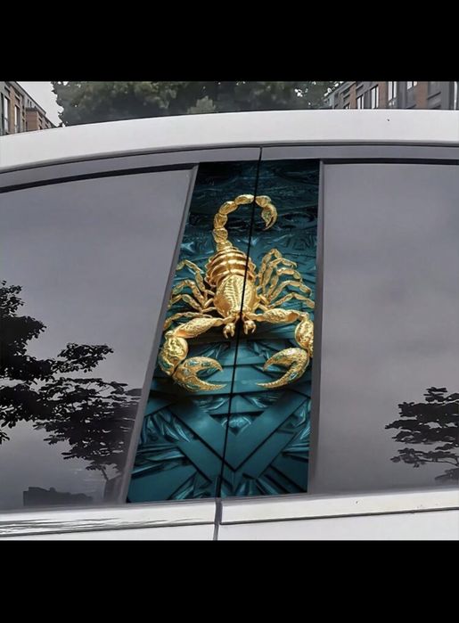 Водоустойчиви винилови стикери за кола-2 броя.