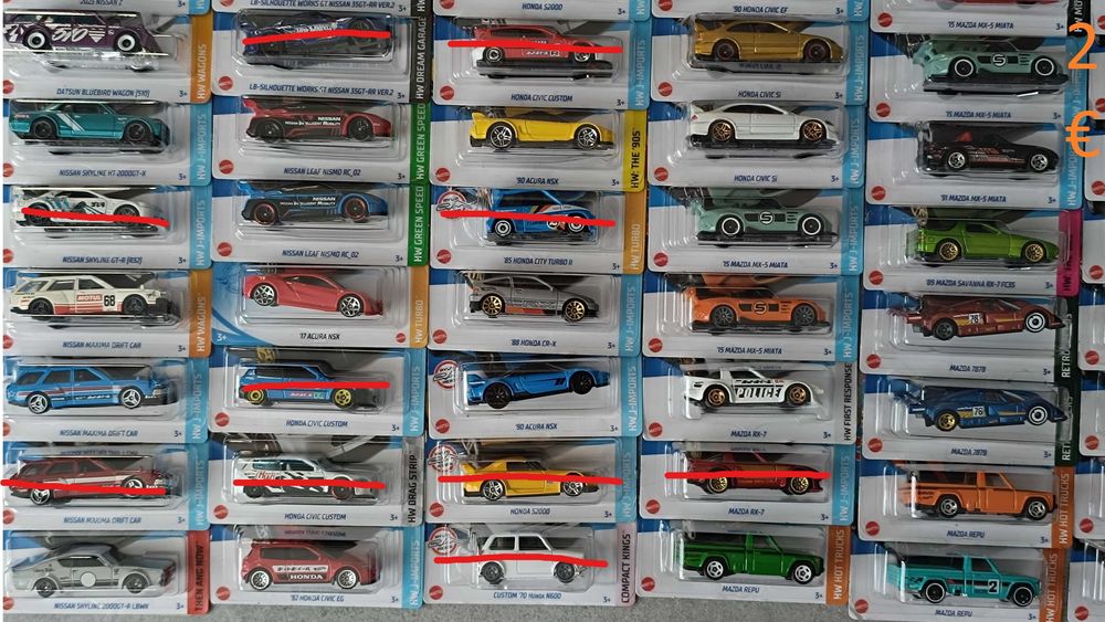 Hot Wheels Mainline 2€ / Set-ве 2021 - 2024
