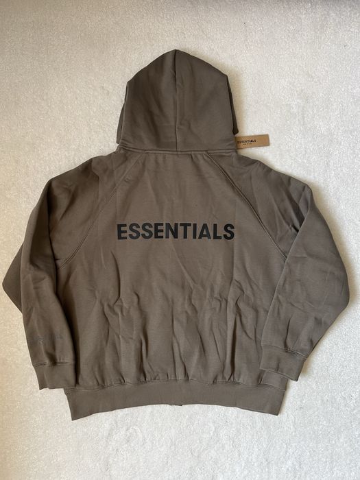 Hanorac cu fermuar Essentials Gri M
