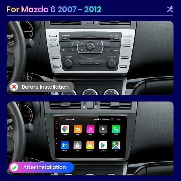 Mazda 6 2007г-2012 Мултимедия/Навигация Android
