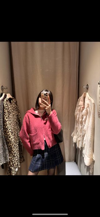 Кардиган с воротником