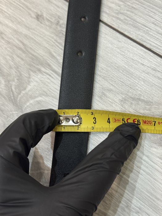 Curea de piele Polo Ralph Laurent neagră -mărimea 94cm