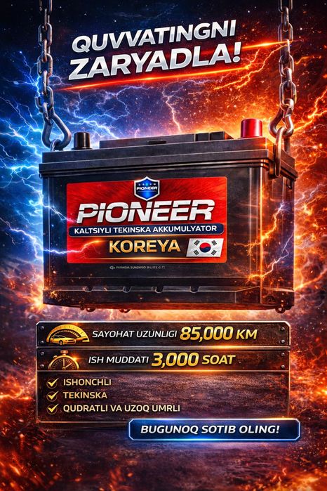 Pioner akkumulyatorlari
