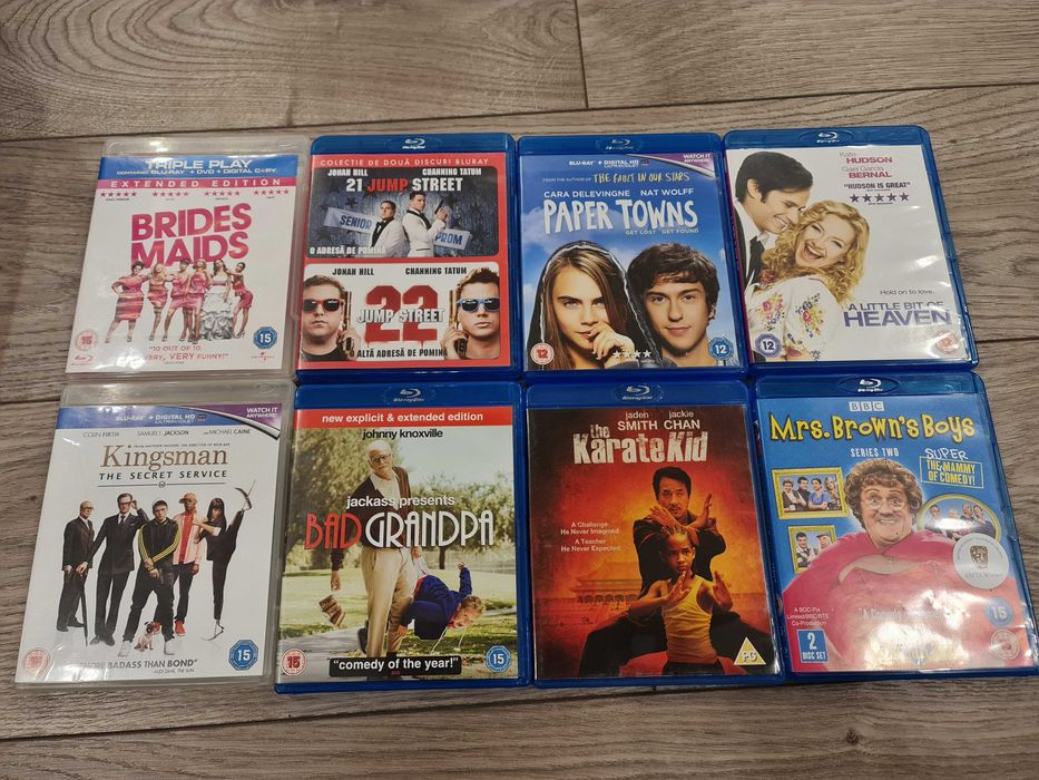 filme blu ray  in stare impecabila. 65 bucati