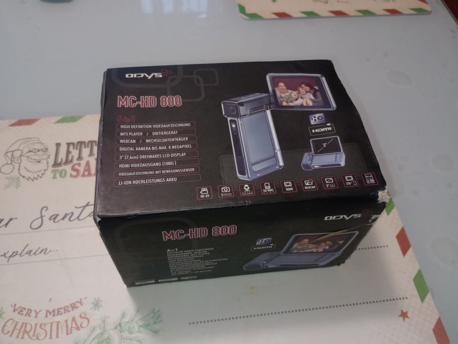 HandyCam Odys, foto-video HD, HDMI, 6 in 1, la cutie