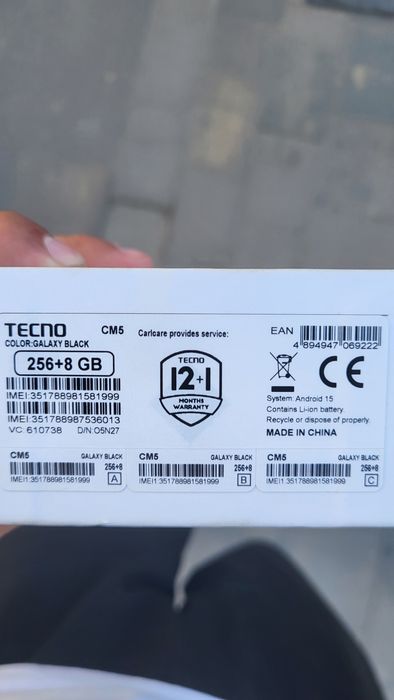 продаю Техно камон 40