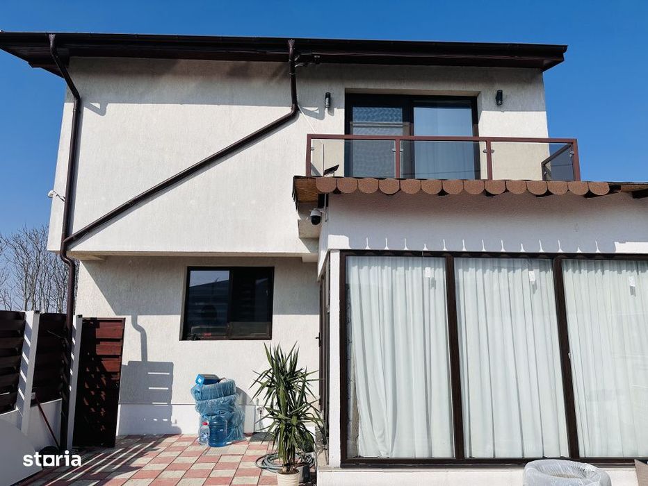 Vila amenajata si mobilata lux, 110 mp construiti Apeductului-Chiajna