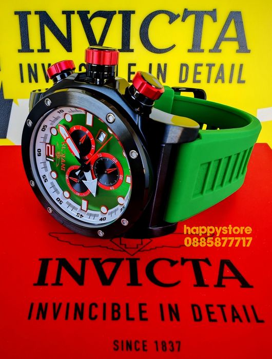 INVICTA Sea Hunter Green 54 mm, Инвикта нов ръчен часовник