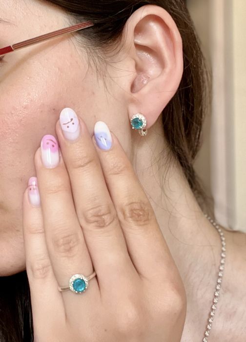 Комплект сребърни бижута