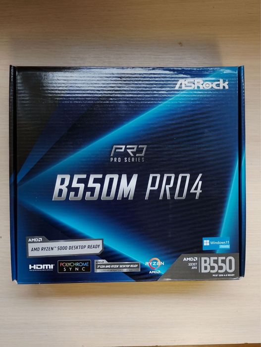 Ryzen 5 5600x  + asrock b550m pro 4