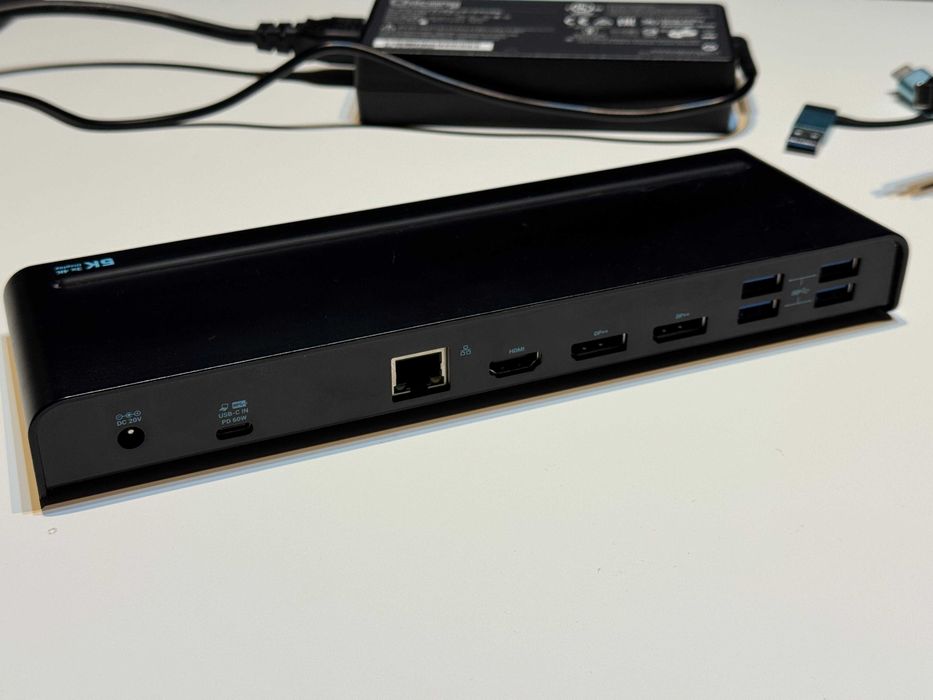 Docking station i-tec PD 60W, 5K sau 4K x 3, 1G eth, incarcator orig.