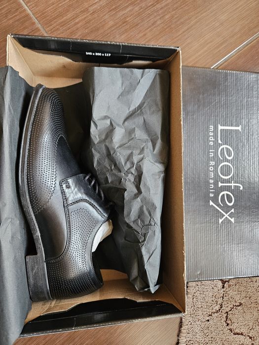 Pantofi elegant piele noi URBANSHOES mar 42