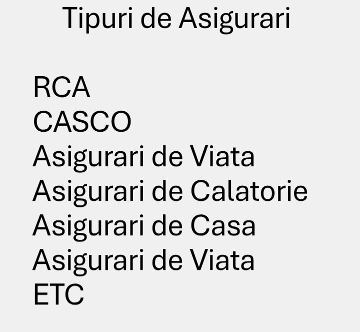 Asigurări și consultanță
