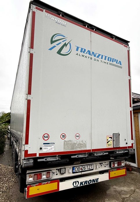 Semiremorca Krone 2021 – prelata standard, 3 axe, bine întreținuta