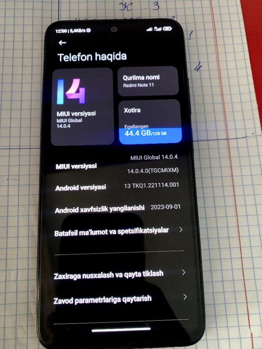 Redmi note 11 128 gb