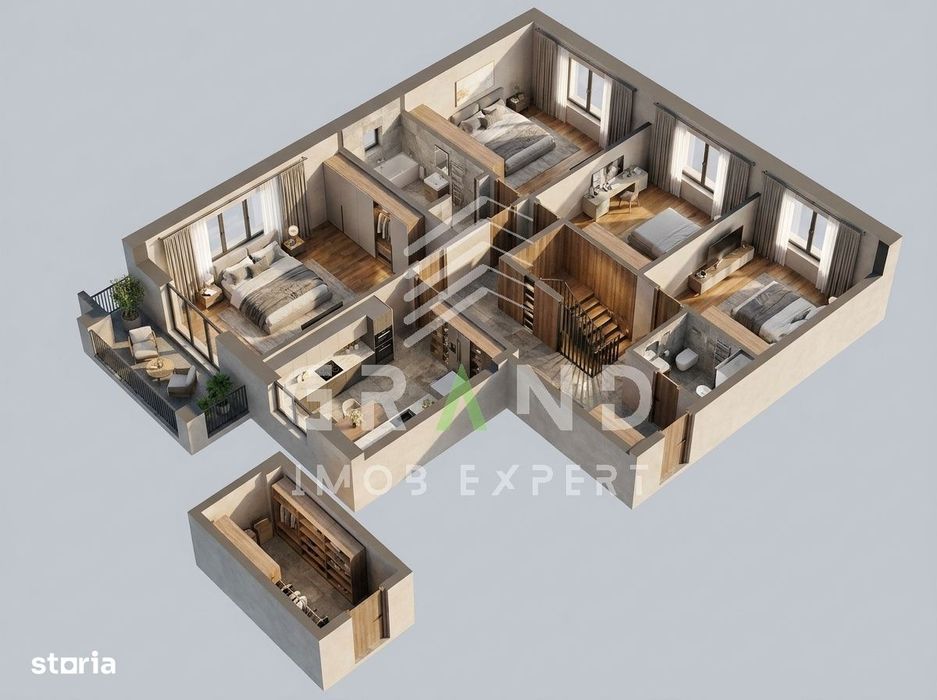 4 camere | Str.Nicolae Titulescu/Gheorgheni | Etaj 2/4 | 78 mp+balcon