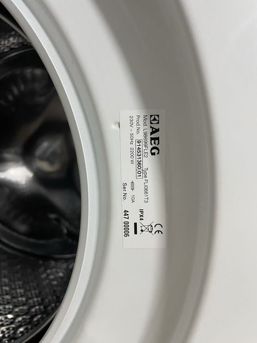 Пералня AEG Protex Plus на части