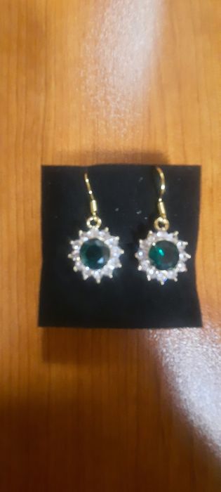 Cercei argint placat cu aur noi