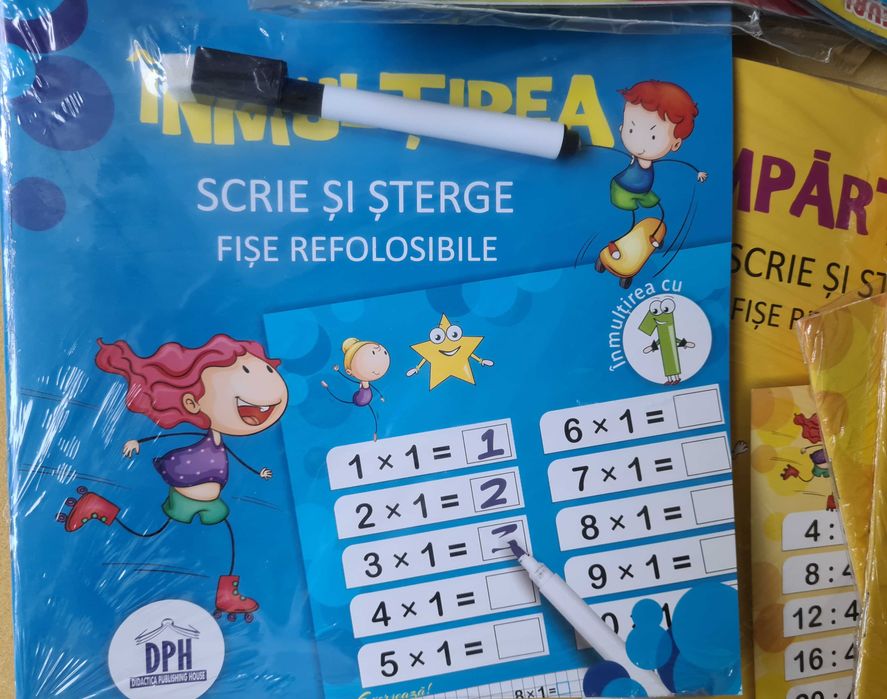 Revista cu personaje playmobil, impartite, înmulțir