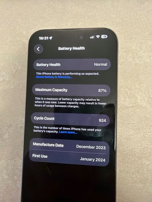 iphone 15 Pro stare foarte bună