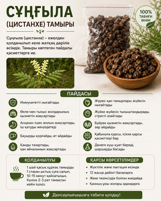 Сұңғыла ( цистанхе) тамыры