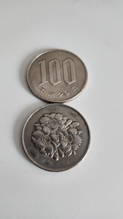 Monede de colectie, tara origine Japonia+Bulgaria