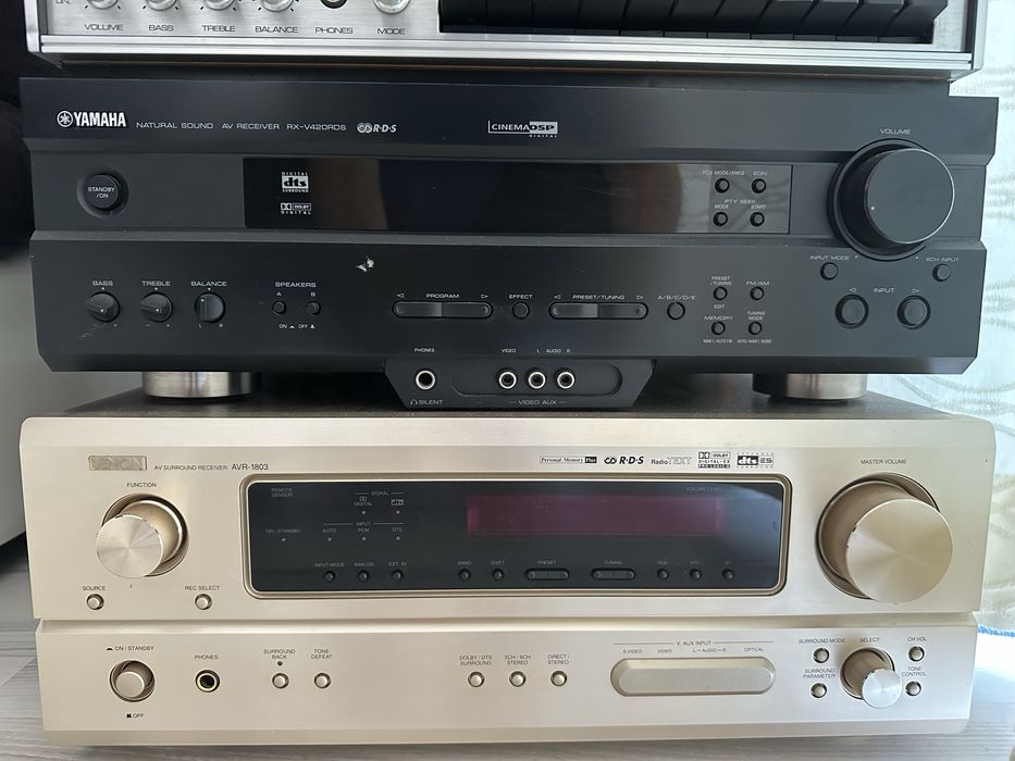 Amplificatoare, deck-uri Sony, Denon, Yamaha, Dual, Onkyo