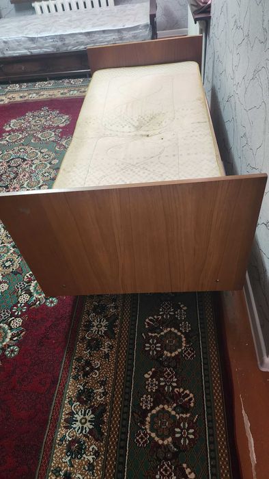 Кровать российского производства. В хорошем состоянии. 195×85