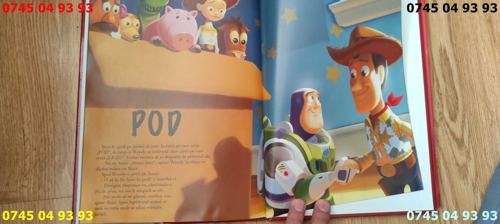 carte carti disney pixar rosu pret pe bucata povestea jucariilor