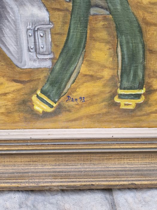 Прекрасна много добра картина масло върху платно