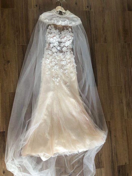 Rochie mireasa flower + voal