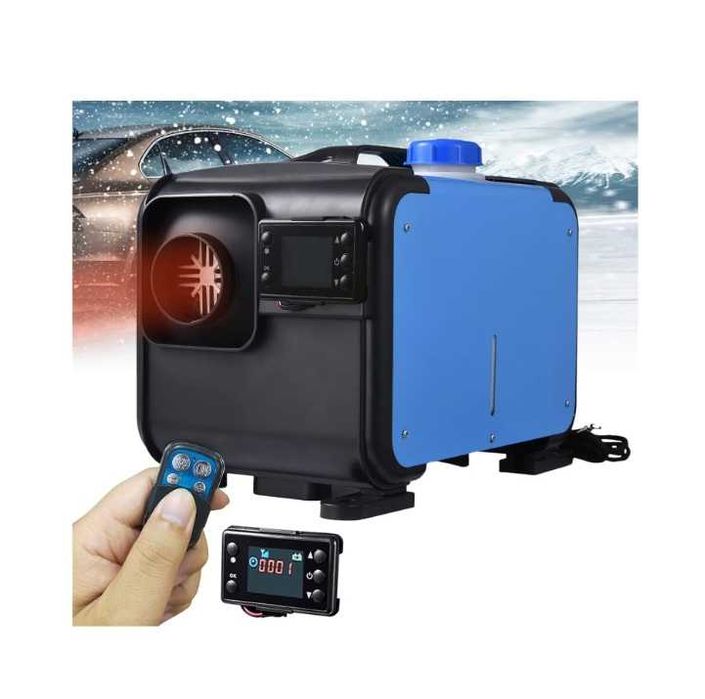 Дизелова печка 8 KW, 12V, 220V, Преносима, дисплей и дистанционно