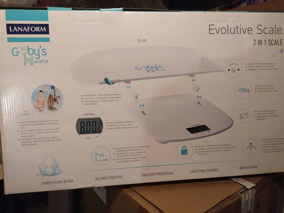 Комбинирана електронна везна за бебе