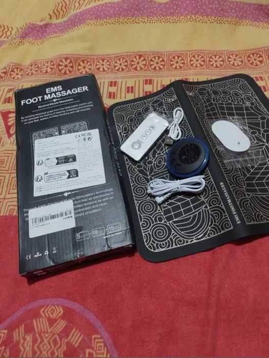 EMS aparat electric masaj multifuncționa cu plasturi reutilizabili l