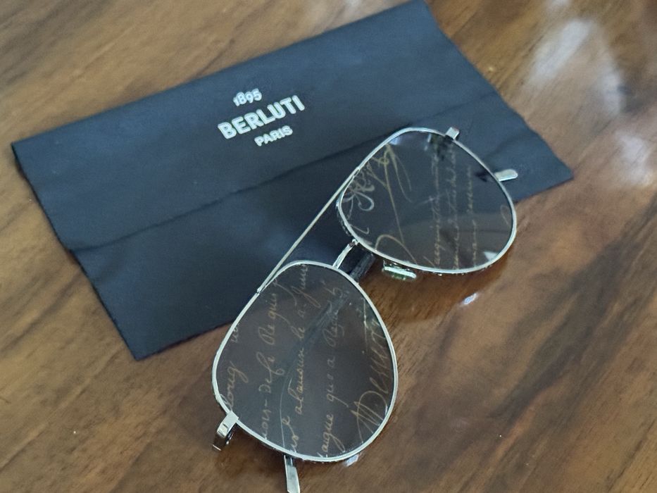 Ochelari Soare : Berluti BL40010U Glint Metal Sunglasses