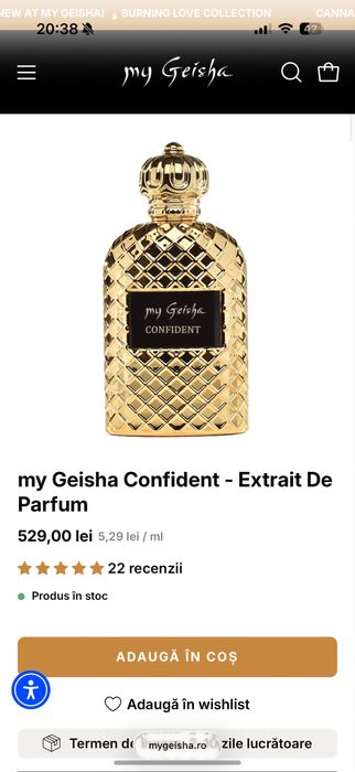 Parfum My Geisha Confident