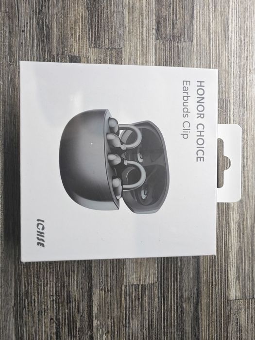 Чисто нови Honor Choice Earbuds Clip Black TWS Bluetooth